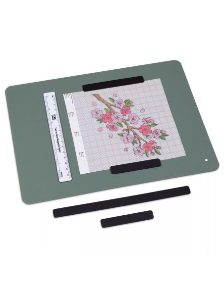 Tableau magnétique 31 × 20 cm Prym pour diagrammes de broderie et tricot