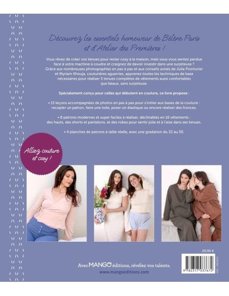 Livre apprendre à coudre ses tenues homewear