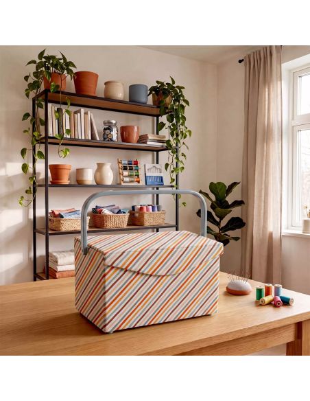 Boite à couture Retro Stripes L