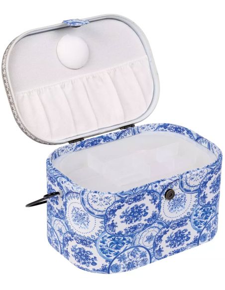 Boite à couture Delft Blue L