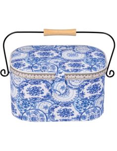 Boite à couture Delft Blue L