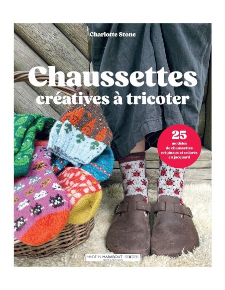 Livre chaussettes créatives à tricoter