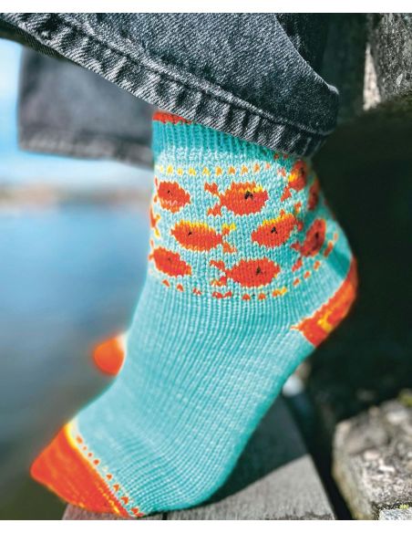 Livre chaussettes créatives à tricoter