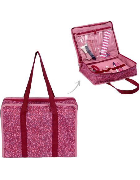 Sac multi-poches tout en un L Burgundy