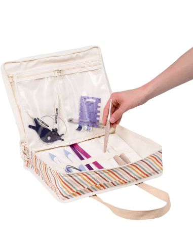 Sac multi-poches tout en un L Retro Stripes