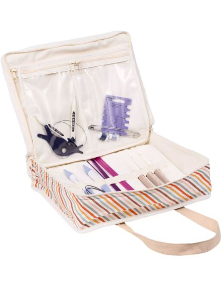 Sac multi-poches tout en un L Retro Stripes