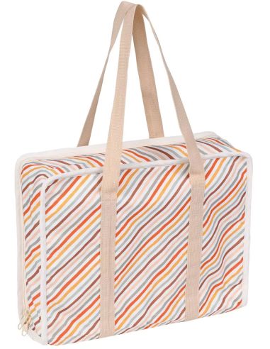Sac multi-poches tout en un L Retro Stripes