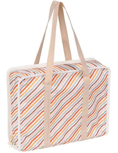 Sac multi-poches tout en un L Retro Stripes
