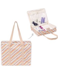 Sac multi-poches tout en un L Retro Stripes