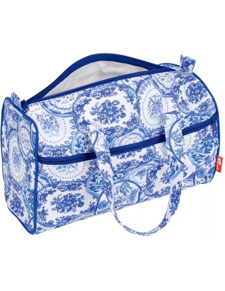 Sac à ouvrage pour tricot Delft Blue