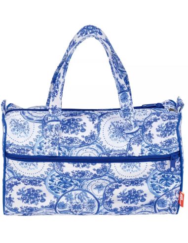 Sac à ouvrage pour tricot Delft Blue