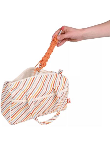 Sac à ouvrage pour tricot Retro Stripes
