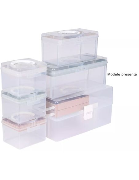 Boîte de rangement transparente L 5,3 l Prym — compartiment sauge