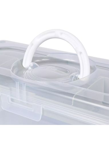 Boîte de rangement transparente L 5,3 l Prym — compartiment sauge