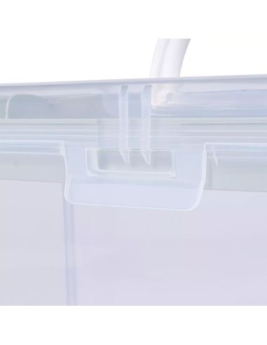 Boîte de rangement transparente L 5,3 l Prym — compartiment sauge