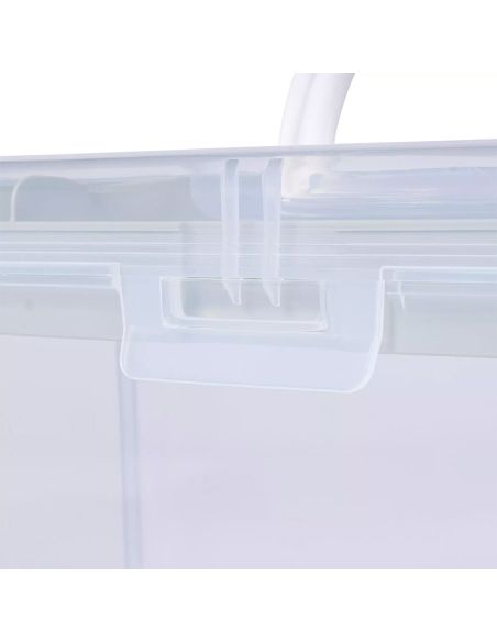 Boîte de rangement transparente L 5,3 l Prym — compartiment sauge