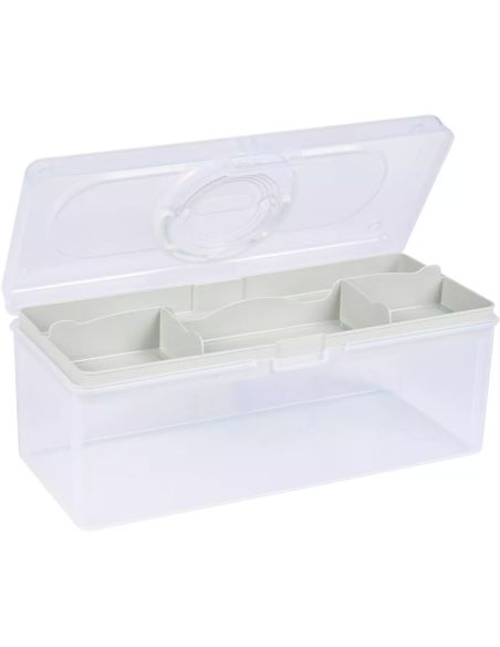 Boîte de rangement transparente L 5,3 l Prym — compartiment sauge