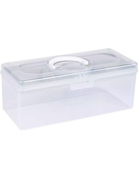 Boîte de rangement transparente L 5,3 l Prym — compartiment sauge