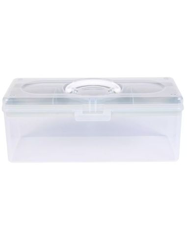 Boîte de rangement transparente L 5,3 l Prym — compartiment sauge