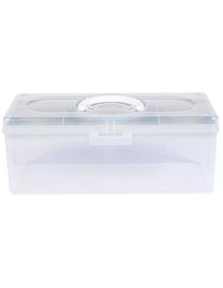 Boîte de rangement transparente L 5,3 l Prym — compartiment sauge