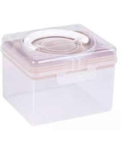 Boîte de rangement transparente S 1,7 l Prym — compartiment beige