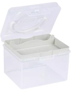 Boîte de rangement transparente S 1,7 l Prym — compartiment sauge 2