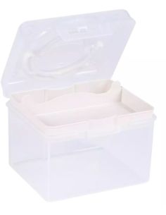 Boîte de rangement transparente S 1,7 l Prym — compartiment crème 2