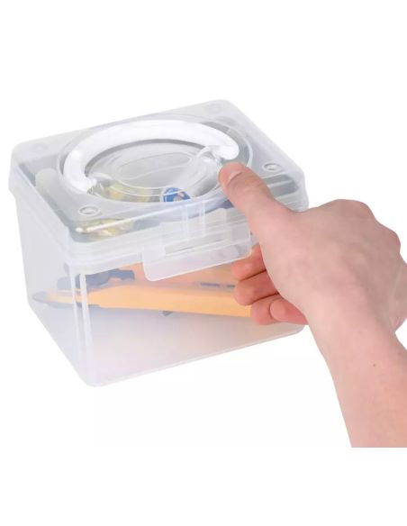 Boîte de rangement transparente S 1,7 l Prym — compartiment sauge