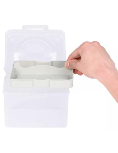 Boîte de rangement transparente S 1,7 l Prym — compartiment sauge