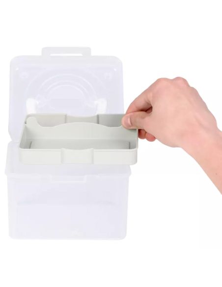 Boîte de rangement transparente S 1,7 l Prym — compartiment sauge
