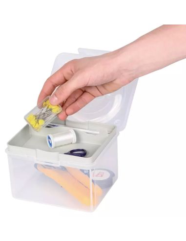 Boîte de rangement transparente S 1,7 l Prym — compartiment sauge