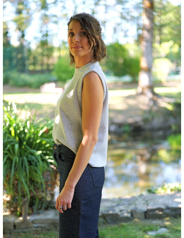 Patron de sleeveless Shepherd - Ancea Paris