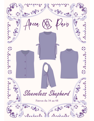 Patron de sleeveless Shepherd - Ancea Paris