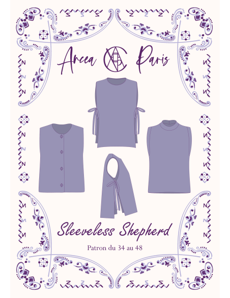 Patron de sleeveless Shepherd - Ancea Paris