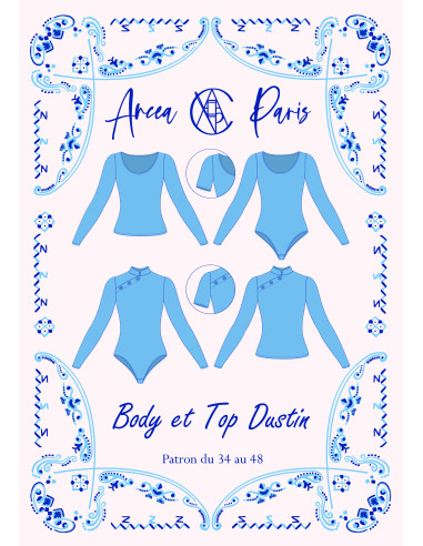Patron de body et top Dustin - Ancea Paris