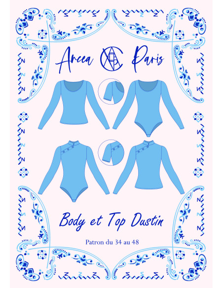 Patron de body et top Dustin - Ancea Paris