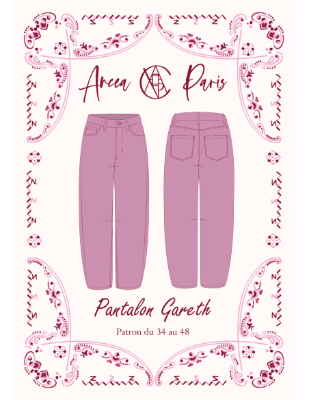 Patron de pantalon Gareth - Ancea Paris