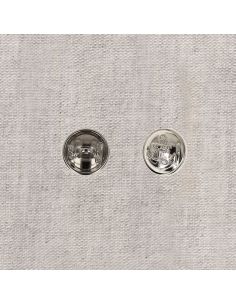 Bouton à queue métal Ancre - Argent 2