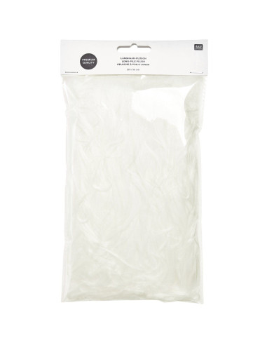 Coupon de barbe à poils longs - Blanc