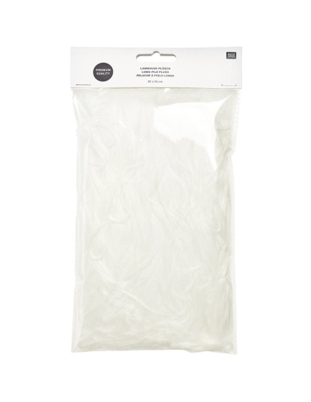 Coupon de barbe à poils longs - Blanc