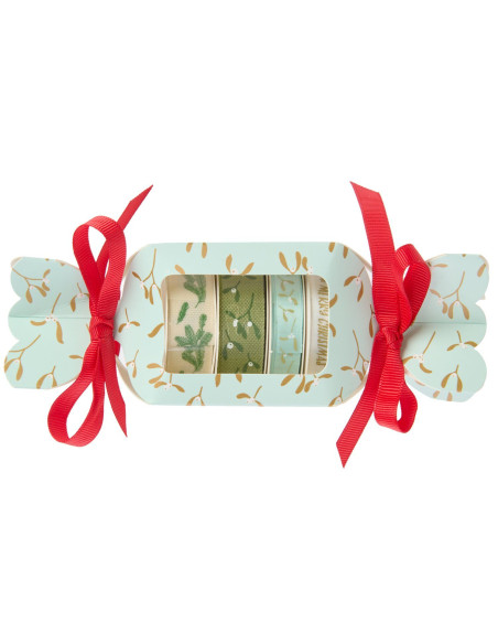 Assortiment de rubans de noël - Avent vert