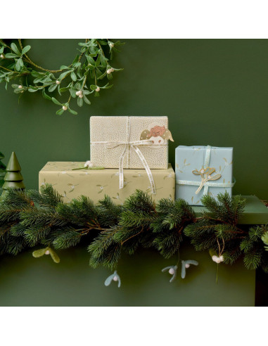 Assortiment de rubans de noël - Avent vert