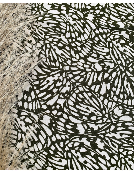 Tissu crêpe de viscose Blanc ivoire - My Dress Made