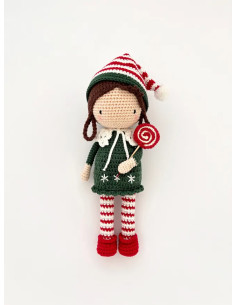 Coffret les poupées de Lulu au crochet : Lulu la lutine de Noël 2