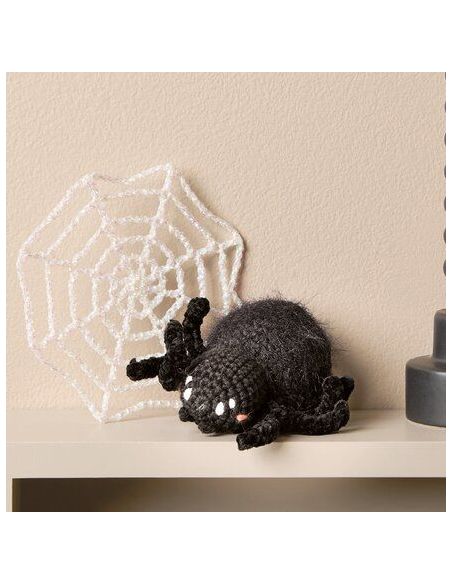 Kit crochet amigurumi Rico Halloween - Toile d'araignée
