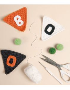 Kit crochet amigurumi Rico Halloween - Fanion