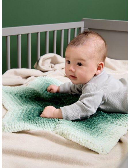 Kit crochet Chenillove Christmas - Petite couverture étoile