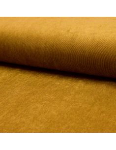 Tissu velours milleraies - Moutarde