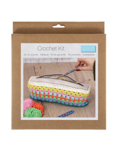 Kit de crochet amigurumi - Sac rayé