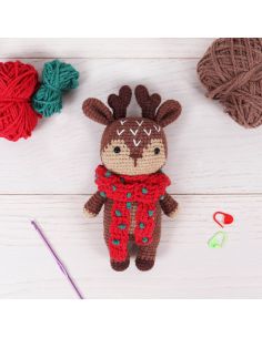 Kit de crochet amigurumi - Renne de noël